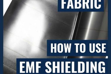how to install EMF shielding fabric by the yard in home office