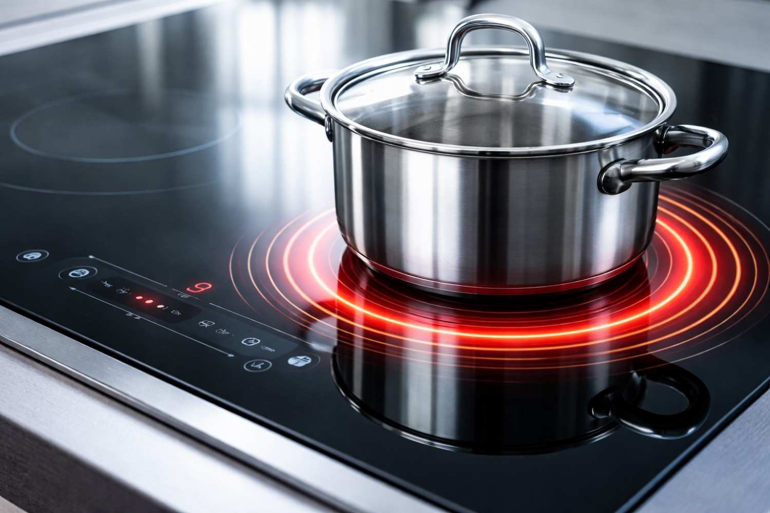 how much EMF exposure comes from induction cooktops
