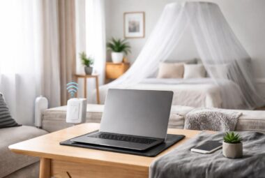 EMF protection for renters without drilling