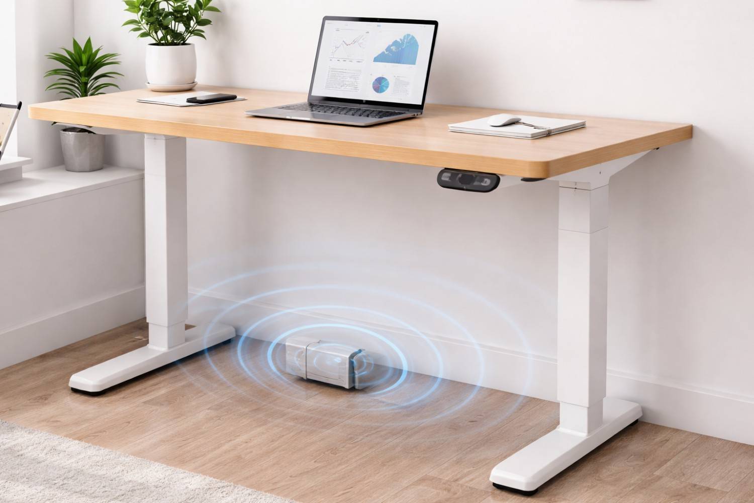EMF exposure from electric standing desks