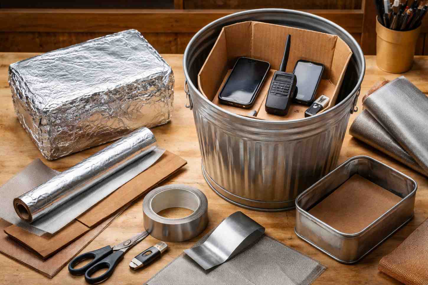 how to build a diy faraday cage for small electronics at home