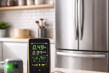 safe distance from refrigerator EMF