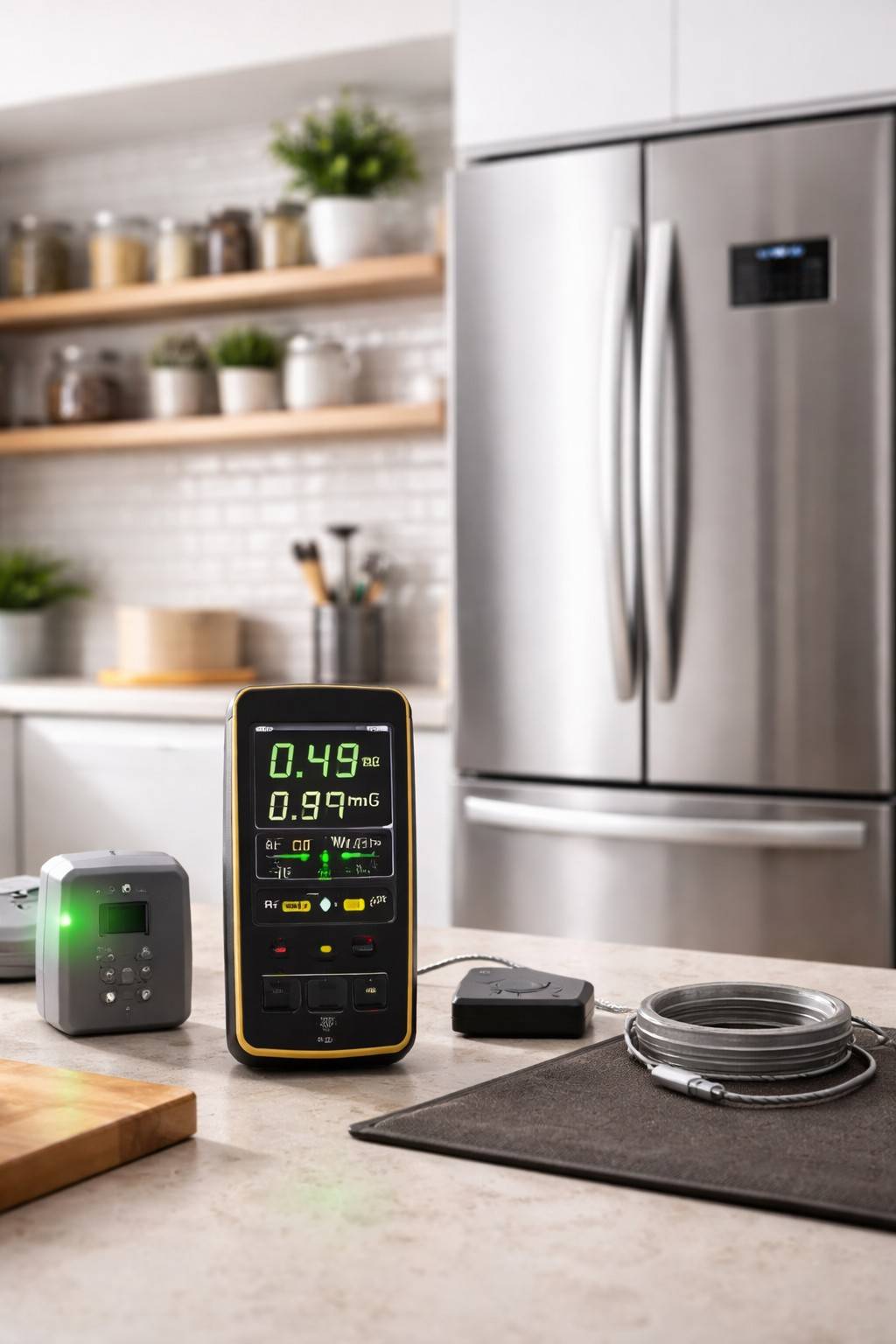 safe distance from refrigerator EMF