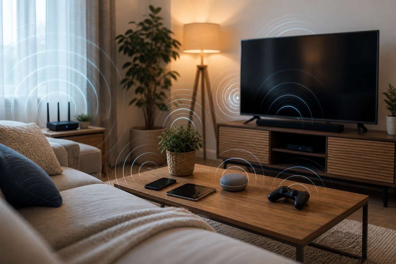 living room EMF sources