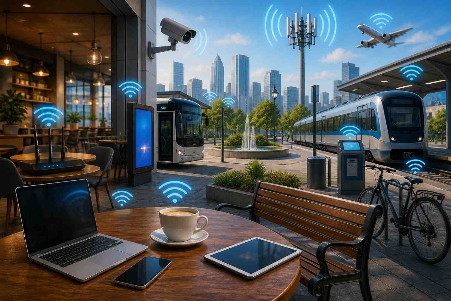 EMF exposure in public places
