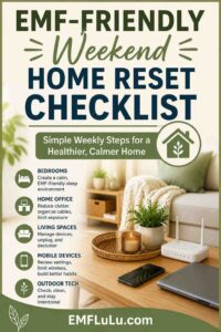 EMF Checklists For Weekend Reset for a Healthier Living Space