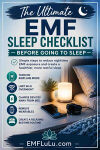 Sleep Checklist for EMF Awareness